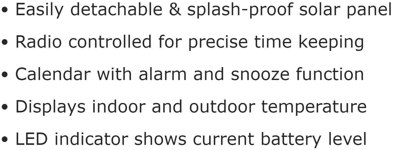 מד טמפרטורה דיגיטלי פנים חוץ עם שעון מעורר OREGON SCIENTIFIC RMR331ESU